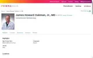 Jamie H. Oakman Jr., MD website