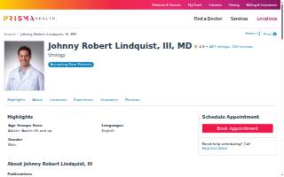 Johnny Robert Lindquist, III, MD