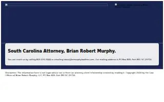 Law Offices of Brian Robert Murphy, LLC website