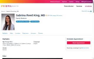 Sabrina Reed King, MD