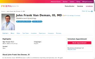 John Frank Van Deman, III, MD