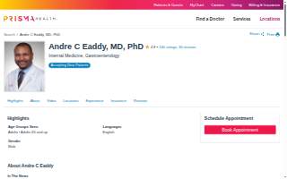 Andre C Eaddy, MD