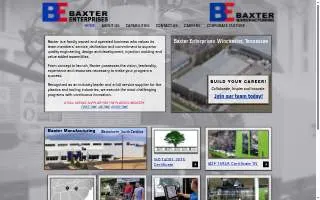 Baxter Manufacturing website
