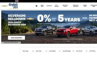 Diepholz Chevrolet Buick GMC website