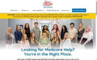 Senior Savings Network website