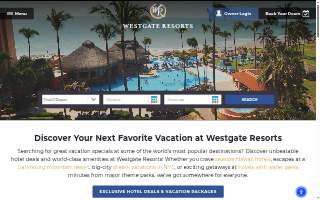 Westgate Lakes Resort & Spa website
