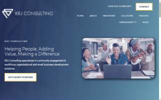 KRJ Consulting, LLC website