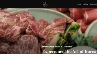 MOA Korean BBQ & Bar - Columbia website