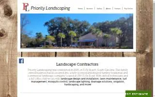 Priority Landscaping LLC website