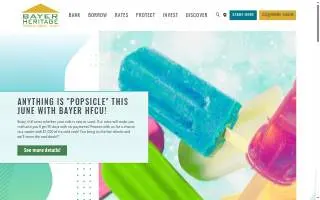 Bayer Heritage Federal Credit Union website
