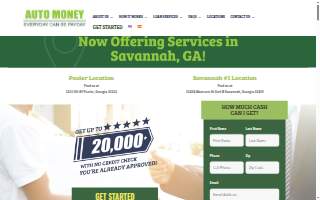 Auto Money of Goose Creek website