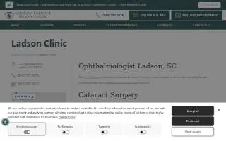 Carolina Cataract & Laser Center of Ladson website