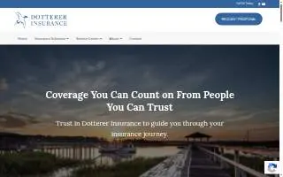 Dotterer Insurance of Summerville website
