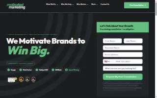 Motivated Marketing website