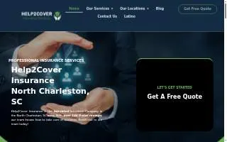Help2Cover Insurance Agency website