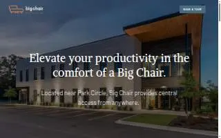 Big Chair Workplace website