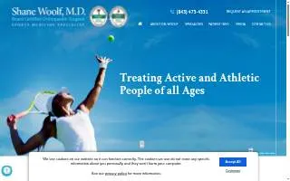 Shane K. Woolf, MD - Sports Medicine & Orthopaedic Centers website