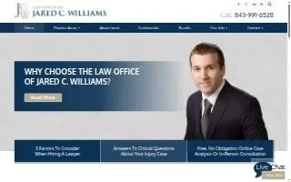 Law Office of Jared C. Williams, LLC website