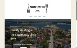 Accurate Painting of Mt Pleasant website