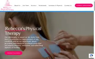 Rebecca's Physical Therapy website