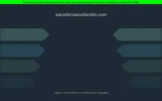 Saunders Wood Works website