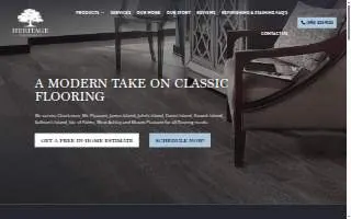 Heritage Flooring Co website
