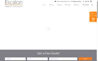Escalon Payroll Solutions, LLC website