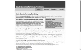 South Carolina Forensic Psychiatry