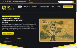 A Geek To Go! of Charleston website