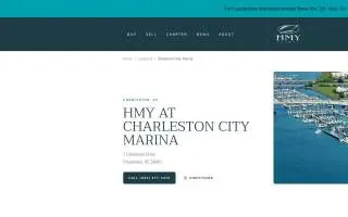 HMY Yacht Sales - Charleston website