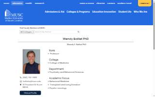 Wendy E. Balliet, PHD