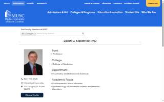 Dean Kilpatrick, PHD
