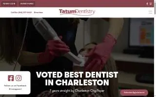 Tatum Dentistry website