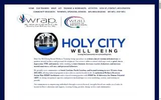 HolyCityWellBeing website