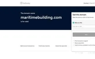 Maritime Building website