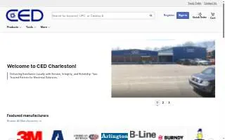 Consolidated Electrical Distributors of North Charleston website