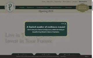 The Peninsula of Charleston Sales Gallery website