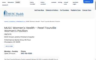 MUSC Women's Health - Pearl Tourville Women�s Pavilion