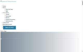 Lighthouse Therapy Solutions website