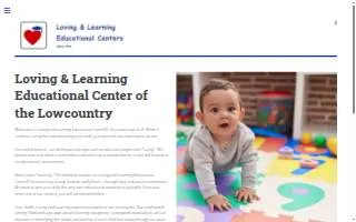 Loving & Learning Educational Center website