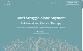 Kinship Holistic Therapy website
