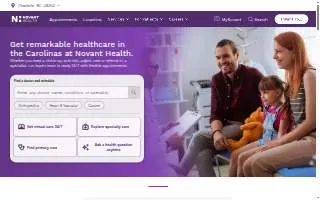 Novant Health-GoHealth Urgent Care of Asheville website