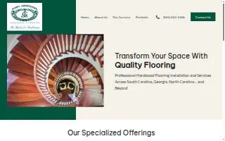 John Griffiths Hardwood Flooring website