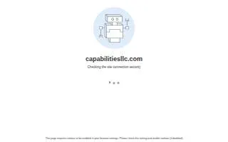 Capabilities website