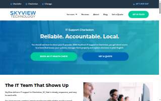 SkyView Technology, Inc. - IT Support & Managed IT Services in Charleston website