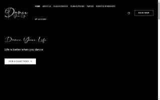 Dance Your Life Studio website