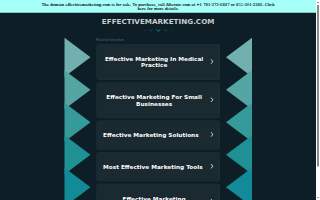 Effective Marketing Llc website
