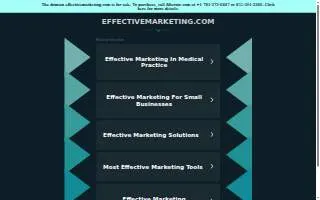 Effective Marketing Llc website