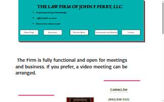 The Law Firm of John F Perry, LLC