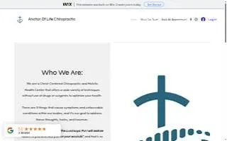 Anchor of Life Family Chiropractic at John's Island website